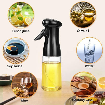 Glass Oil Dispenser Bottle Spray Mister (200 ML)